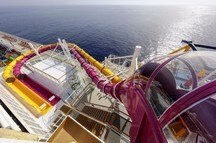 Sports Plex Water slides at the Genting Dream Cruise Sports Plex Water slides at the Genting Dream Cruise